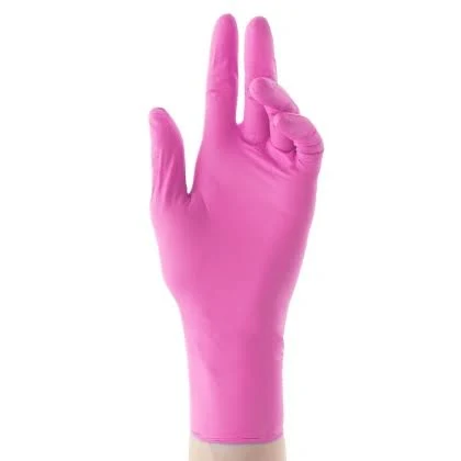 Nitrile Gloves, Pink, X-Large 100/Bx, 119124 | Frontier Dental