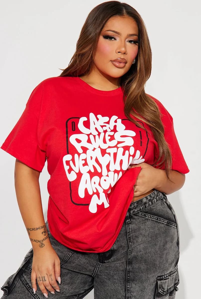 Fashion Nova Short Sleeve Graphic T-Shirt