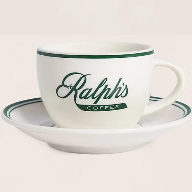 Ralph Lauren Ralph's Coffee Espresso Cup & Saucer