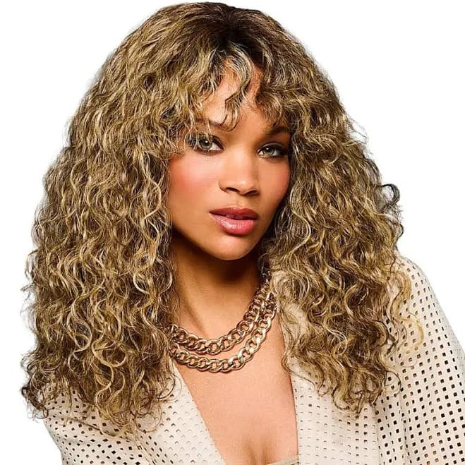 Kim Kimble Zariya Lace Front Long Wavy Textured Wig