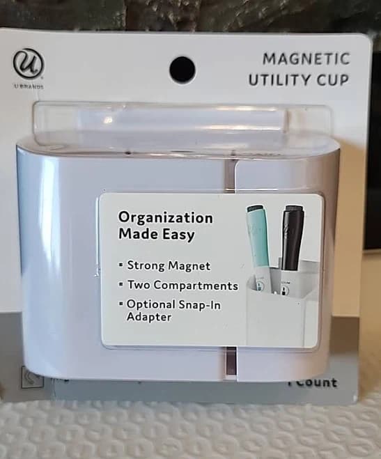 U Brands Magnetic Storage Utility Cup