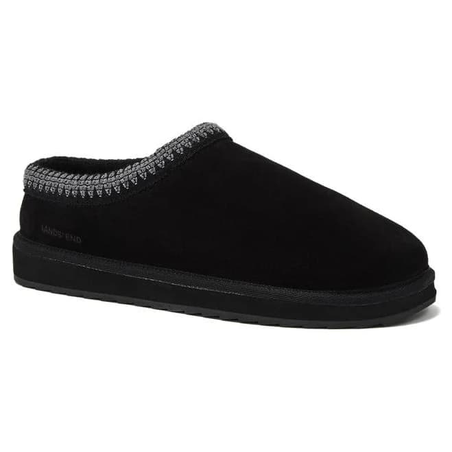 Lands' End Men's Suede Hearth Slippers