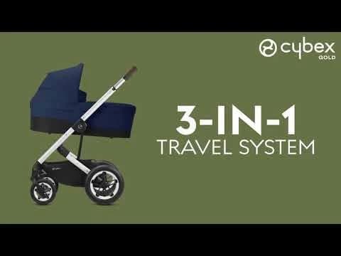 Cybex OPEN BOX Talos S Lux All-Terrain Stroller - Navy Blue