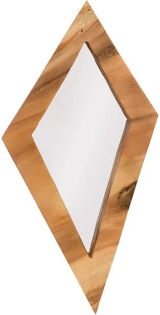 Phillips Collection Diamond Chamcha Wood Mirror