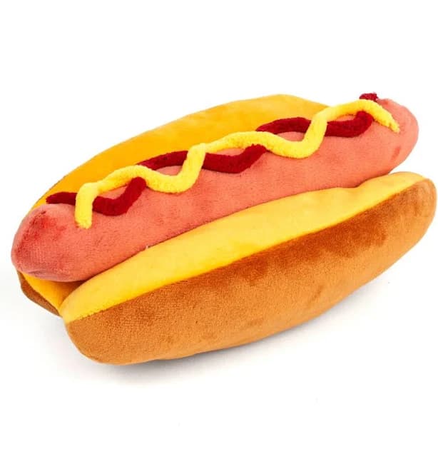 8" Plush Hot Dog