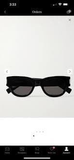 Saint Laurent Paris Black Acetate Sunglasses | Mercari