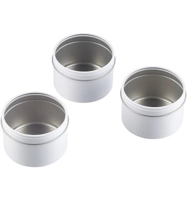 The Container Store Seattle Round Magnetic Tin Bins with Window