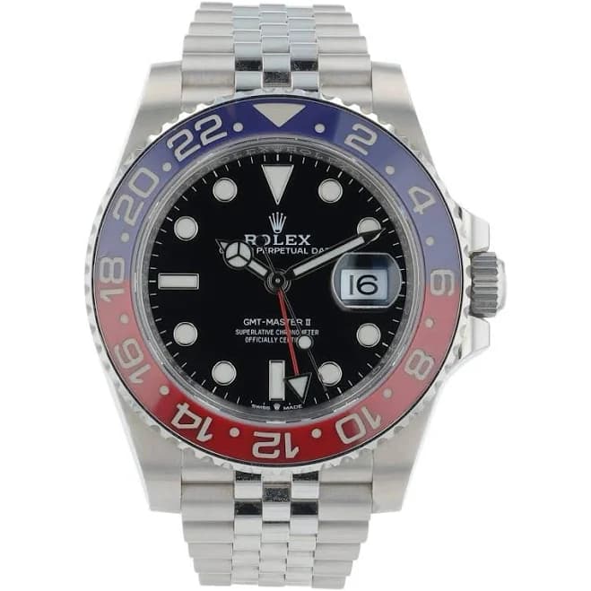 Rolex GMT-Master II "Pepsi" / Jubilee | 40mm | 126710BLRO-0001 | Steel | Black