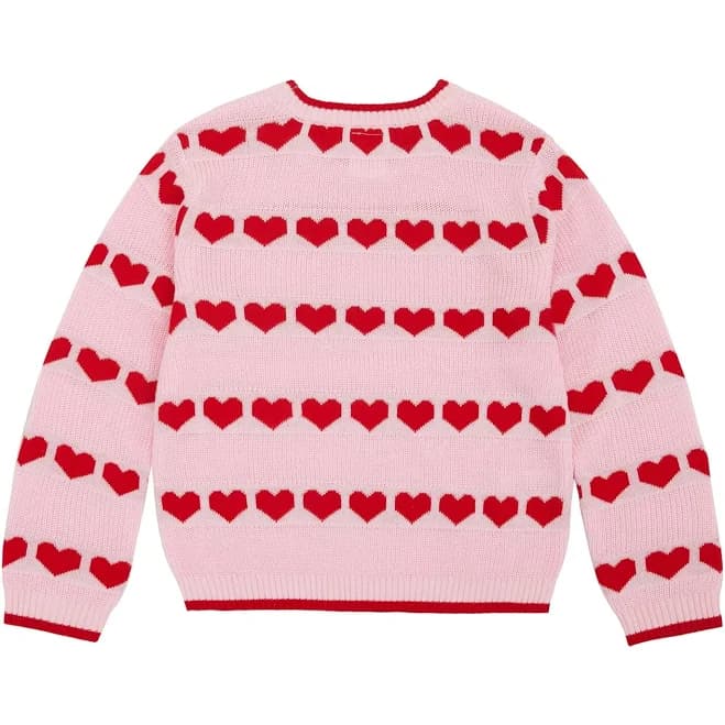 Toddler Girl's Heart Sweater