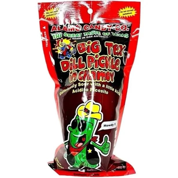 3x Alamo Chamoy Pickle Sour Alamo Candy Co. / Big Tex Dill Jumbo