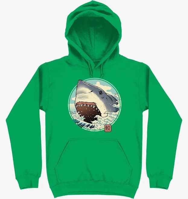 Shark Attack! Kelly Graphic Hoodie