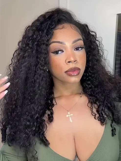 Wavymy Burmese Curly Lace Frontal Wear & Go Wigs