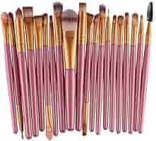 Amazon.com: NIUBB 20 Pcs Makeup Brush Set Tool Makeup Wash for Eye Makeup Foundation Eye Shadow and Other Cosmetics Tools (Color : E) : Beauty & Personal Care
