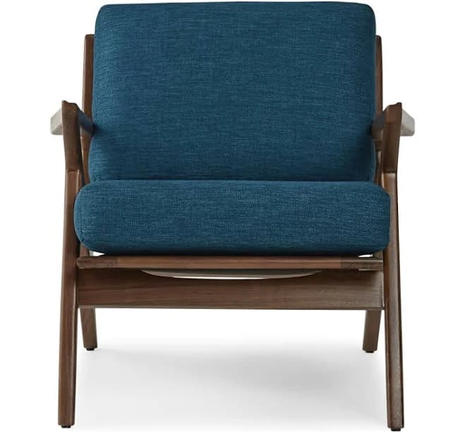 Soto Concave Arm Chair Walnut