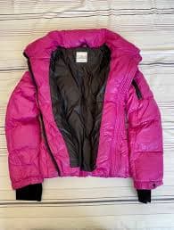 SAM. Girls Pink Goose Down Puffer Jacket size 14 (retails for 350).