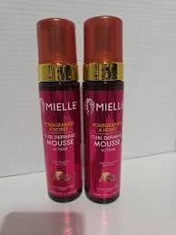 Lot Of 2 Mielle Pomegranate and Honey Curl Defining Mousse with Hold 7.5 fl. oz