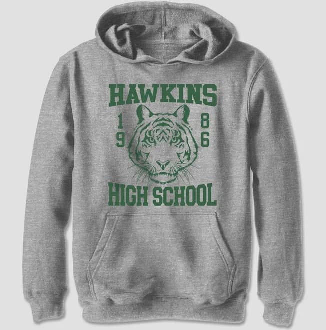 Stranger Things Hawkins High School Oversized Hoodie