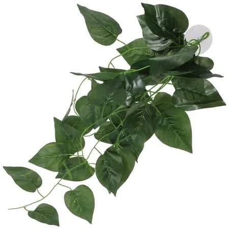 Kontonty Artificial Green Reptile Terrarium Plant Decoration for Fish Tanks and Aquarium Landscaping Accessories