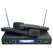 NEW】EL5571 PROFESSIONAL DIGITAL WIRELESS DUAL MICROPHONE SYSTEM W/ RECEIVER | eBay