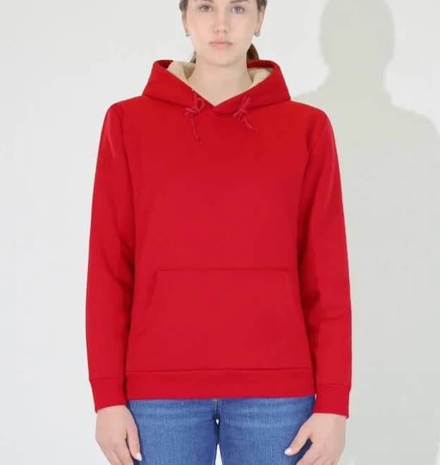 Women's Sherpa-Lined Pullover Hoodie