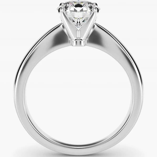 Blue Nile Classic Tapered Solitaire Engagement Ring