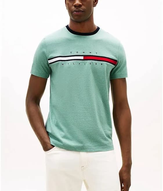 Tommy Hilfiger Men's Tino Logo Short Sleeve T-Shirt