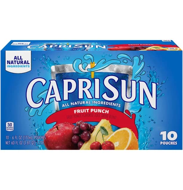 Capri Sun Fruit Punch Juice Drink