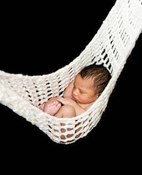 Creamy White Newborn Hammock Pod