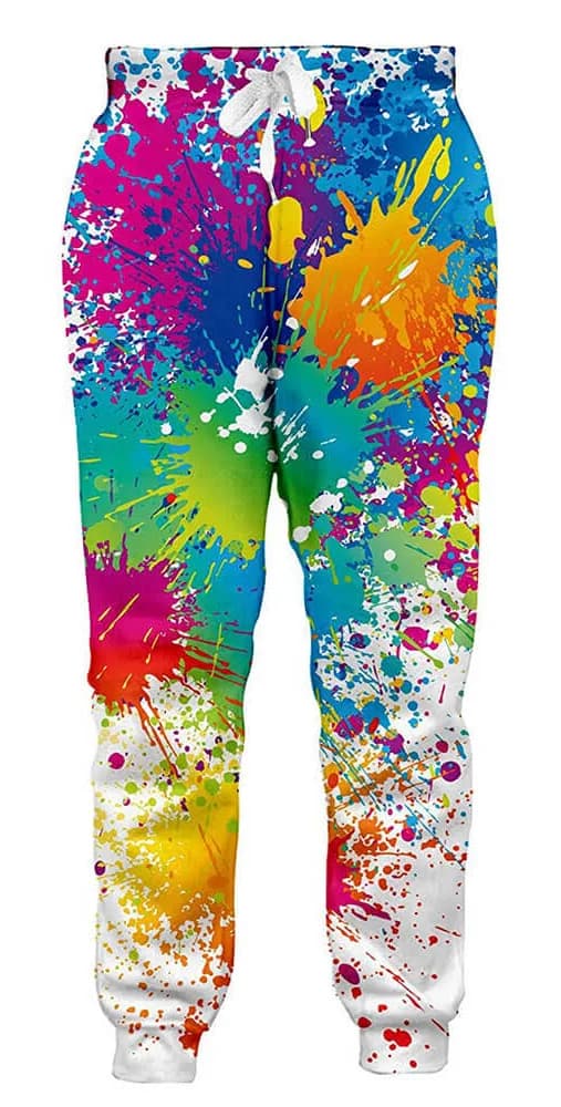 Funny Paint Splatter Joggers