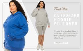 Amazon.com: Eevee Women's Plus Size Hoodie Pullover – Oversized Medium Weight Fleece Warm Loose Fit Casual Long Sleeve Hooded Sweatshirts DL-42L Charcoal XL : Clothing, Shoes & Jewelry