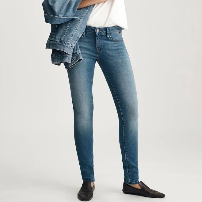 MAVI Women's Alexa Mid-Rise Skinny Jeans