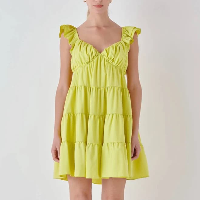 Endless Rose Tiered Mini Dress