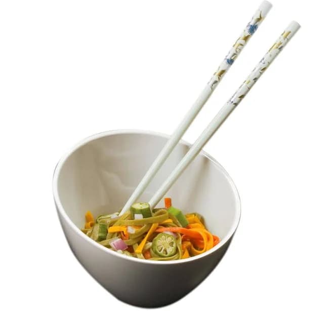 MELSL52 Endurance Melamine 5" Angled Round Bowl, 11-Ounce, White