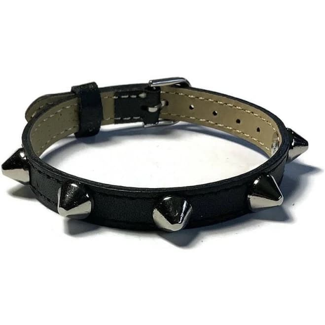 Spiked Leather Wristband