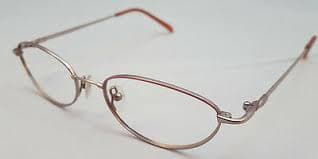 Designer Eyeglass Frames Purple/Silver Women's Unknown Brand 48 [] 18 135 mm | eBay