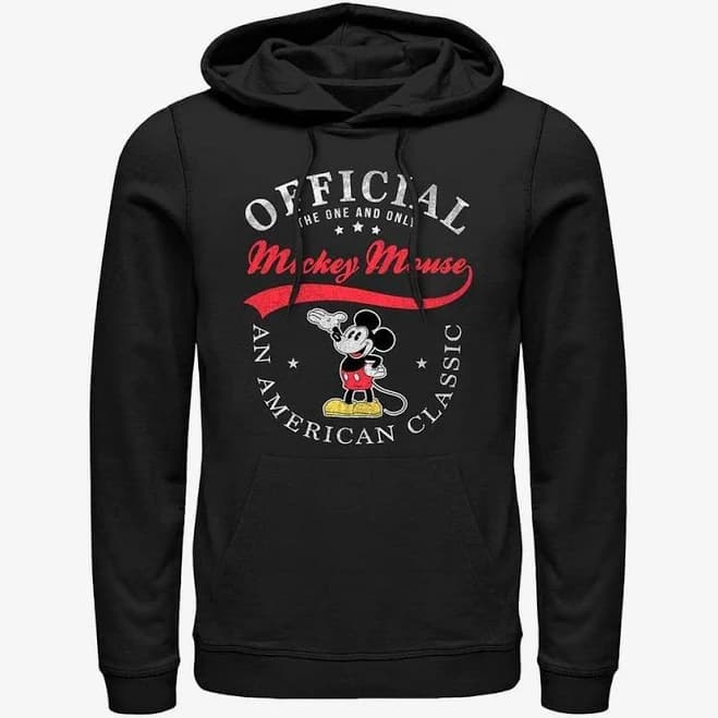 Disney Men's Mickey Mouse Classic Graphic Hoodie