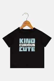 Buy The Children's Place Toddlers Boy Crew Neck Short Sleeve Graphic Print T-shirt, Black Online | Brands For Less