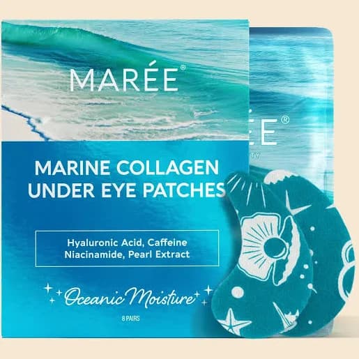 Maree Turquoise Eye Patches
