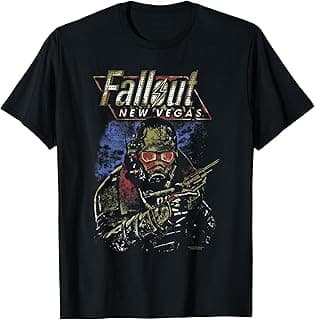 Fallout New Vegas Ranger Vintage Distressed Video Game T-Shirt