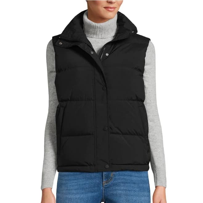 Lands' End Women's Max 600 Down Puffer Vest