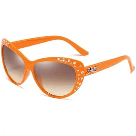 Giselle Cat Eye Rhinestone Retro Sunglasses for Girls