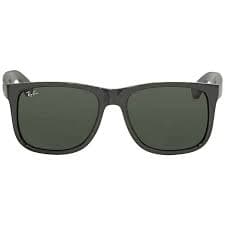 Ray Ban Justin Green Classic Rectangular Men's Sunglasses RB4165F 601/71 55 - Walmart.com