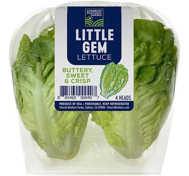 Church Brothers Farms Little Gem Lettuce 4 CT