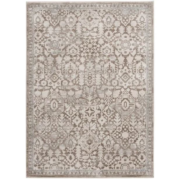 Skyline Beige Floral Area Rug