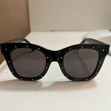 NEW NEVER WORN Quay Sunglasses. Large square black... | Depop