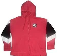 Nike Air Men's Red Color Block Full Zip Hoodie & Pants Sz Large