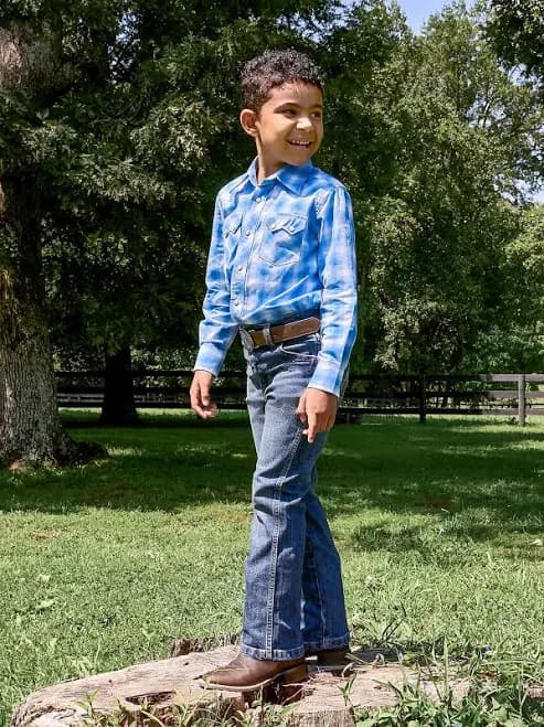 Wrangler Boy's Retro Slim Boot Jeans