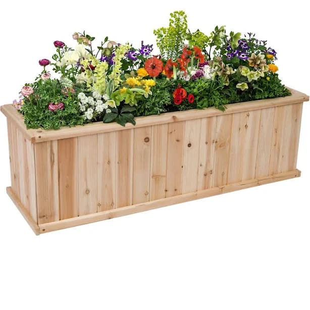 Bloombox Wooden Raised Garden Bed