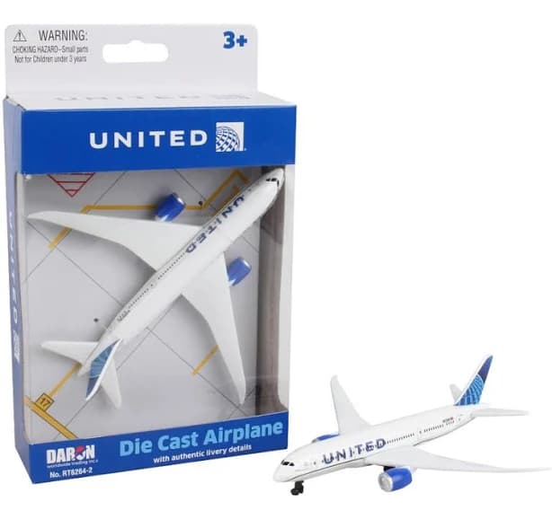 Daron United Airlines Single Plane