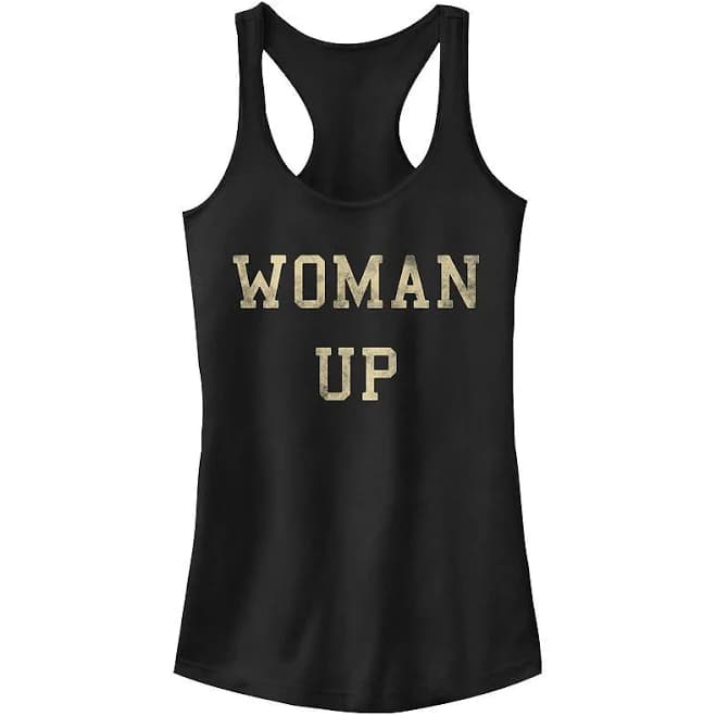 Fifth Sun Girls' Woman Up Graphic Tank Top